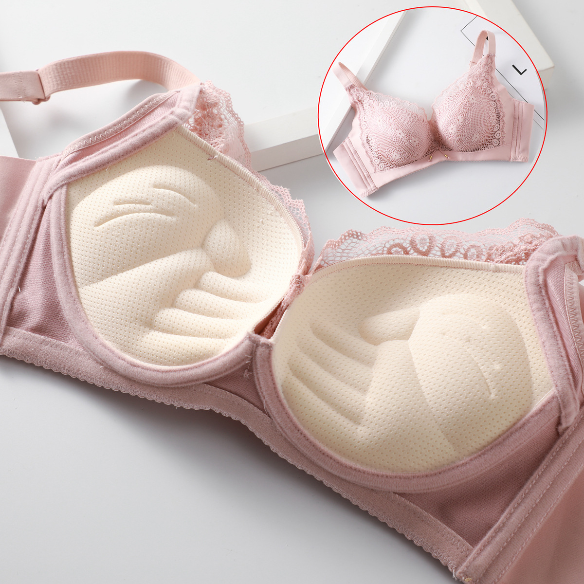 Bralette Wireless Soft - Push-Up Beha Voor Vrouwen Sexy Gebloemde