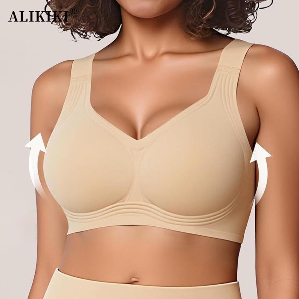 Bralette Wireless Soft - Naadloze Push-Up Jelly BH Draadloos Volledige