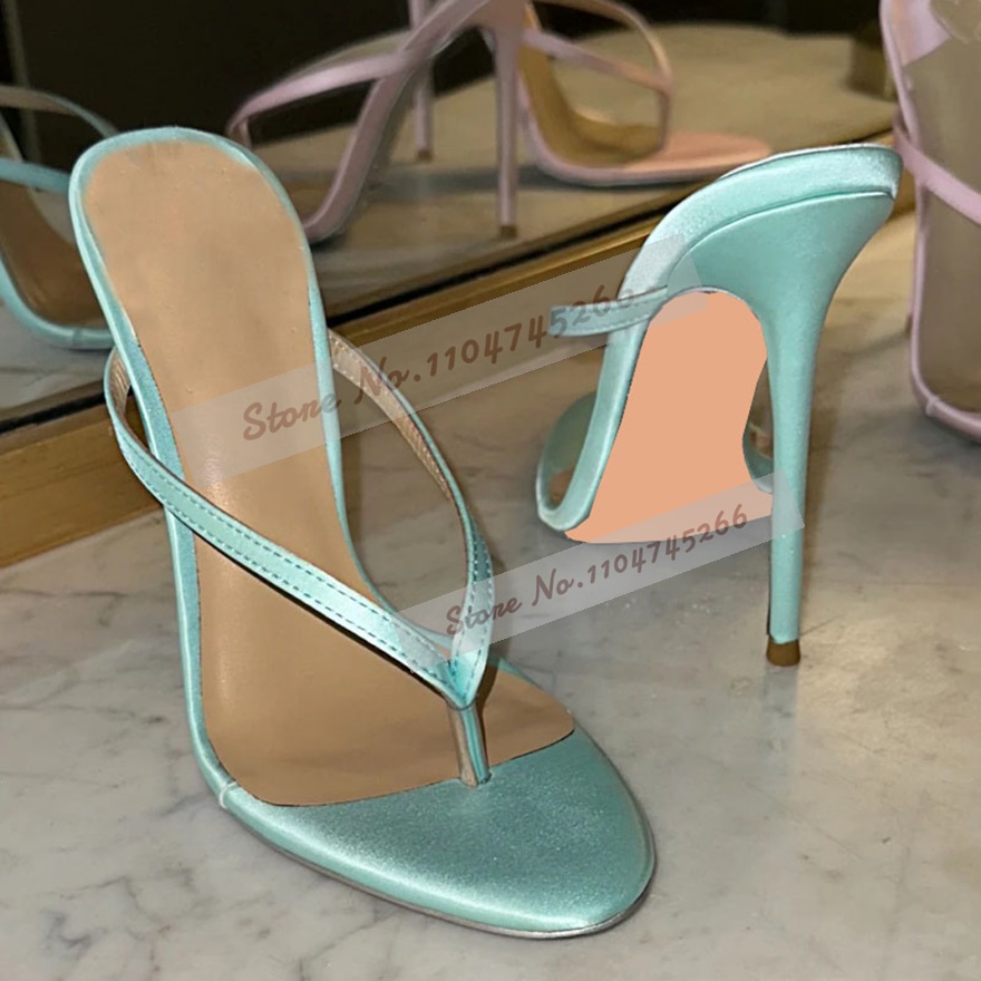 Lichtgroen Satijn Clip Toe Hog - Slip Dress Satin recensie en prijs