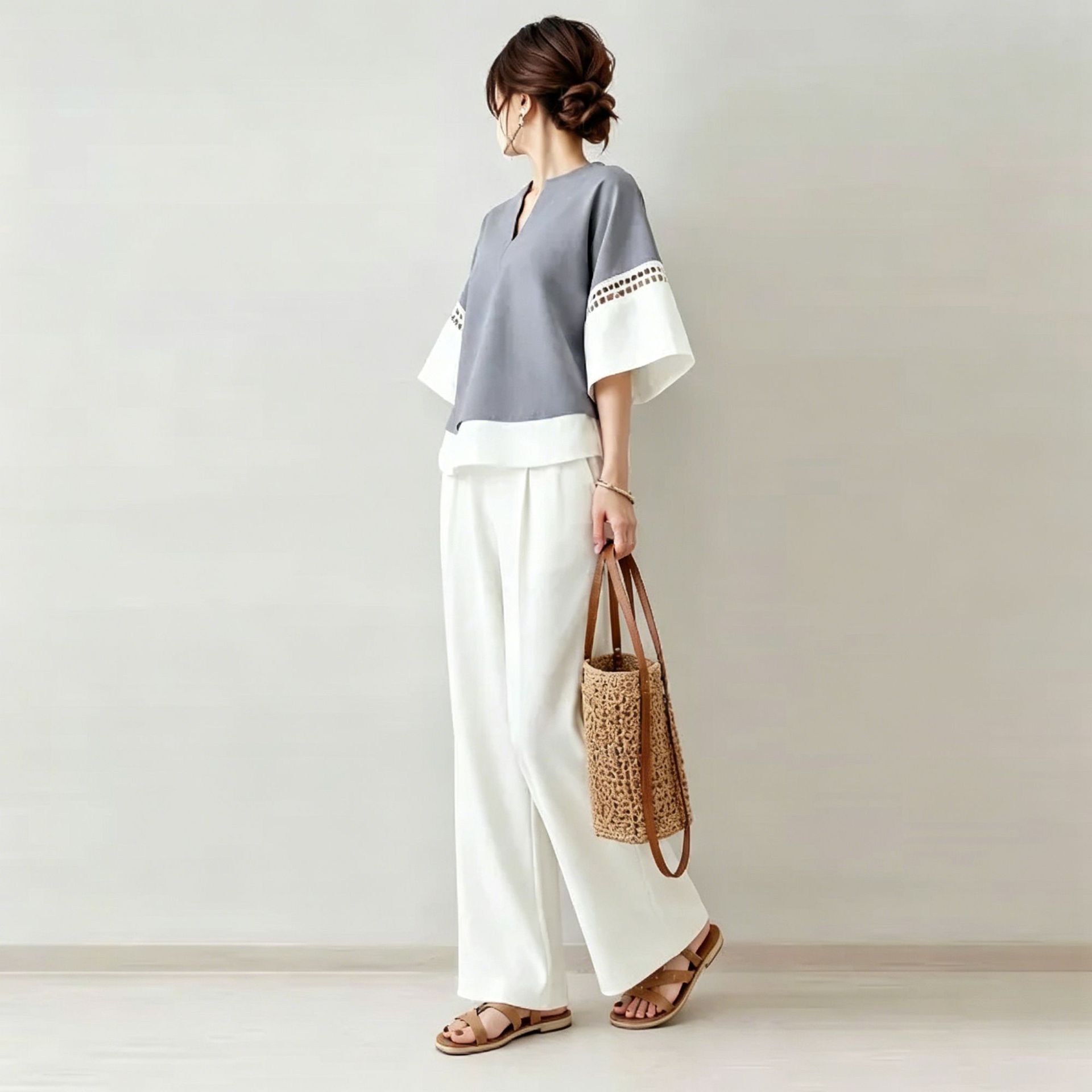 2026 Nieuwe tweedelige set: V- - Robe Silk Women recensie en prijs