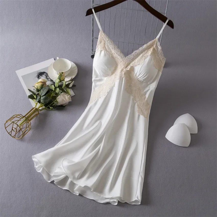 Dames sexy lingerie satijnen n - Babydoll Chemise Night recensie en prijs