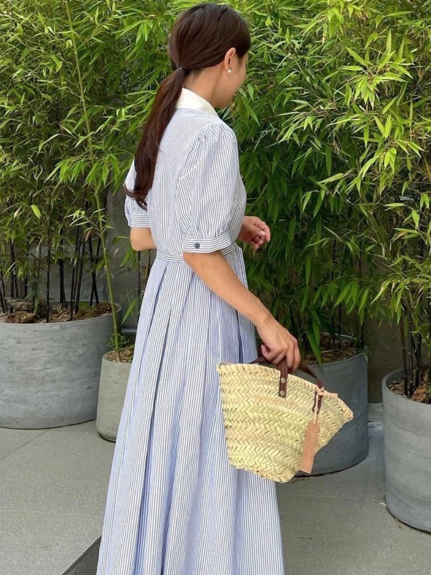 Elegante retro gestreepte tail - Corset Waist Cinch recensie en prijs