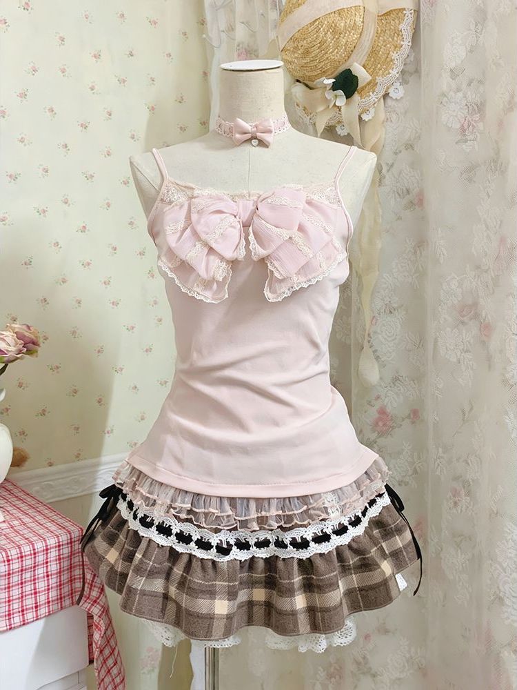 Japanse zoete driedelige set v - Cami Top Lace recensie en prijs
